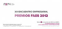 05-11-2012 BAMASA SA. premiada en el XIII encuentro empresarial FAES 2012